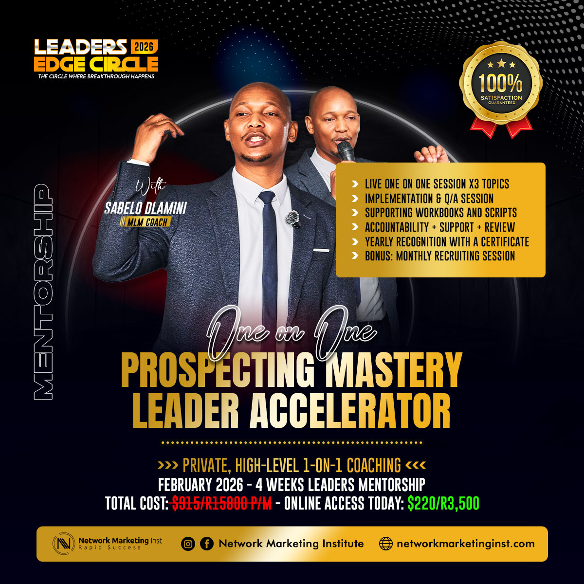 Prospecting Mastery: Private Leader Accelerator
